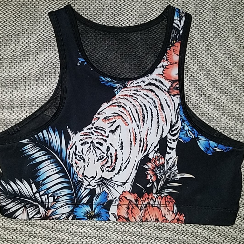 GUC L'urv tropical tiger leggings and crop set - Picture 2 of 9